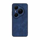 For Huawei Pura 80 Ultra 5G AZNS 3D Embossed Skin Feel Phone Case(Sapphire Blue) - 2