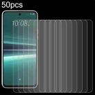 For HTC U24 Pro 50pcs 0.26mm 9H 2.5D Tempered Glass Film - 1