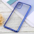 For Samsung Galaxy A71 Ultra-thin Plating TPU Protective Soft Case(Blue) - 1