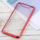 For Samsung Galaxy A80 Ultra-thin Plating TPU Protective Soft Case(Red) - 1