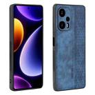 For Xiaomi Redmi Note 12 Turbo / Poco F5 AZNS 3D Embossed Skin Feel Phone Case(Sapphire Blue) - 1