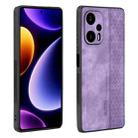 For Xiaomi Redmi Note 12 Turbo / Poco F5 AZNS 3D Embossed Skin Feel Phone Case(Purple) - 1