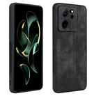 For Xiaomi 13T / 13T Pro / Redmi K60 Ultra AZNS 3D Embossed Skin Feel Phone Case(Black) - 1