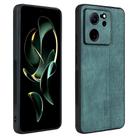 For Xiaomi 13T / 13T Pro / Redmi K60 Ultra AZNS 3D Embossed Skin Feel Phone Case(Dark Green) - 1