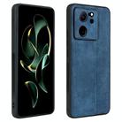 For Xiaomi 13T / 13T Pro / Redmi K60 Ultra AZNS 3D Embossed Skin Feel Phone Case(Sapphire Blue) - 1