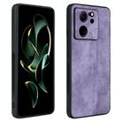 For Xiaomi 13T / 13T Pro / Redmi K60 Ultra AZNS 3D Embossed Skin Feel Phone Case(Purple) - 1