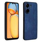 For Xiaomi Poco C65/Redmi 13C AZNS 3D Embossed Skin Feel Phone Case(Sapphire Blue) - 1