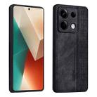 For Xiaomi Redmi Note 13 Pro 5G AZNS 3D Embossed Skin Feel Phone Case(Black) - 1