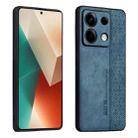 For Xiaomi Redmi Note 13 Pro 5G AZNS 3D Embossed Skin Feel Phone Case(Dark Green) - 1