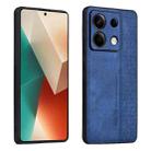 For Xiaomi Redmi Note 13 Pro 5G AZNS 3D Embossed Skin Feel Phone Case(Sapphire Blue) - 1