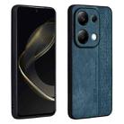 For Xiaomi Redmi Note 13 Pro 4G AZNS 3D Embossed Skin Feel Phone Case(Dark Green) - 1