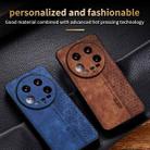 For Xiaomi 14 Ultra AZNS 3D Embossed Skin Feel Phone Case(Sapphire Blue) - 5
