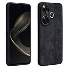 For Xiaomi Redmi Turbo 3 AZNS 3D Embossed Skin Feel Phone Case(Black) - 1