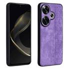 For Xiaomi Redmi Turbo 3 AZNS 3D Embossed Skin Feel Phone Case(Purple) - 1