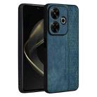 For Xiaomi Redmi 13 4G Global AZNS 3D Embossed Skin Feel Phone Case(Dark Green) - 1