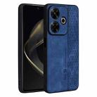 For Xiaomi Redmi 13 4G Global AZNS 3D Embossed Skin Feel Phone Case(Sapphire Blue) - 1