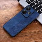 For Xiaomi Redmi 13 4G Global AZNS 3D Embossed Skin Feel Phone Case(Sapphire Blue) - 2