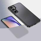 For Samsung Galaxy A55 5G Armor Clear TPU Hybrid PC Phone Case(Matte Black) - 1