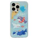 For iPhone 14 Pro Max IMD Cute Animal Pattern Phone Case(Seal) - 1