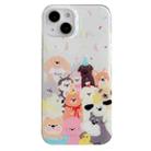 For iPhone 14 Pro Max IMD Cute Animal Pattern Phone Case(Dog) - 1