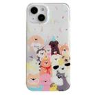 For iPhone 13 IMD Cute Animal Pattern Phone Case(Dog) - 1