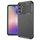 For Samsung Galaxy A25 5G Carbon Fiber Texture Shockproof TPU Phone Case(Black) - 1
