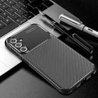 For Samsung Galaxy M34 5G Carbon Fiber Texture Shockproof TPU Phone Case(Black) - 1