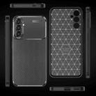 For Samsung Galaxy S24 5G Carbon Fiber Texture Shockproof TPU Phone Case(Black) - 3