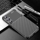 For Samsung Galaxy A35 Carbon Fiber Texture Shockproof TPU Phone Case(Black) - 1