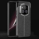 For Honor Magic6 RSR Porsche Design Litchi Texture Shockproof TPU Phone Case(Black) - 1