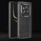 For Honor Magic6 Ultimate Litchi Texture Shockproof TPU Phone Case(Black) - 1