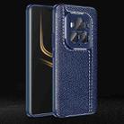 For Honor Magic6 Ultimate Litchi Texture Shockproof TPU Phone Case(Blue) - 1