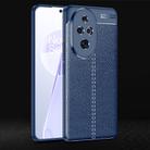 For Honor 200 Pro Litchi Texture Shockproof TPU Phone Case(Blue) - 1