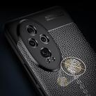 For Honor 200 Pro Litchi Texture Shockproof TPU Phone Case(Blue) - 3