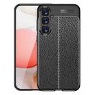 For Samsung Galaxy S23 FE 5G Litchi Texture Shockproof TPU Phone Case(Black) - 1