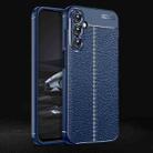For Samsung Galaxy A15 Litchi Texture Shockproof TPU Phone Case(Blue) - 1
