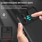 For Samsung Galaxy A05 Stereoscopic Holder Sliding Camshield Phone Case(Black) - 5
