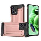 For Xiaomi Redmi Note 12 5G / Poco X5 5G Magic Armor TPU + PC Combination Phone Case(Rose Gold) - 1