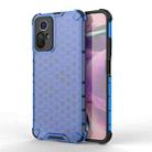 For Xiaomi Note 12S 4G Global Shockproof Honeycomb PC + TPU Phone Case(Blue) - 1