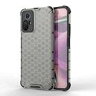 For Xiaomi Note 12S 4G Global Shockproof Honeycomb PC + TPU Phone Case(Black) - 1