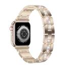 Diamond Metal Watch Band For Apple Watch 6 40mm(Starlight) - 1