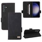 For Samsung Galaxy S23 FE 5G Magnetic Clasp Leather Phone Case(Black) - 1