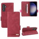 For Samsung Galaxy S23 FE 5G Magnetic Clasp Leather Phone Case(Red) - 1