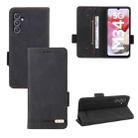 For Samsung Galaxy M34 5G Magnetic Clasp Leather Phone Case(Black) - 1