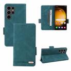 For Samsung Galaxy S24 Ultra 5G Magnetic Clasp Leather Phone Case(Green) - 1