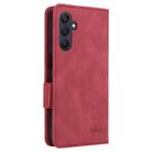 For Samsung Galaxy A25 5G Global Magnetic Clasp Leather Phone Case(Red) - 3