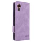 For Samsung Galaxy Xcover 7 Magnetic Clasp Leather Phone Case(Purple) - 3