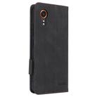 For Samsung Galaxy Xcover 7 Magnetic Clasp Leather Phone Case(Black) - 3