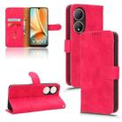 For vivo Y100 5G Skin Feel Magnetic Flip Leather Phone Case(Rose Red) - 1