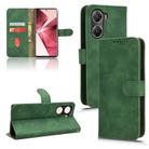 For vivo Y29e 5G Skin Feel Magnetic Flip Leather Phone Case(Green) - 1